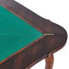 tavolo da gioco angolare in palissandro qh