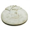 bassorilievo ovale in marmo bianco con ritratto virile c
