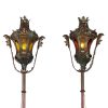coppia di lanterne da gondola veneziane 1800 q