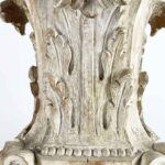 coppia di capitelli intagliati a foglia di acanto firenze 1900 f