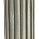 coppia colonne laccate verde chiaro XX secolo c