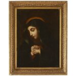 maria addolorata dipinto su tela del 1700