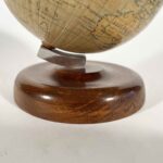 globo terrestre tedesco räths arthur krause edito a lipsia ddr 1950 a