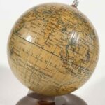 globo terrestre tedesco räths arthur krause edito a lipsia ddr 1950 b