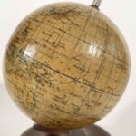 globo terrestre tedesco räths arthur krause edito a lipsia ddr 1950 d