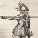 jacob de gheyn armigero con-elmo e picca 1607 a