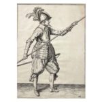 jacob de gheyn profilo di soldato cinquecentesco