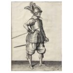 jacob de gheyn soldato cinquecentesco con armi e armatura