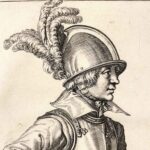 jacob de gheyn soldato cinquecentesco con armi e armatura a