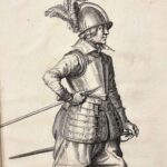 jacob de gheyn soldato cinquecentesco con armi e armatura b