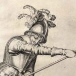 jacob de gheyn soldato cinquecentesco con lancia a
