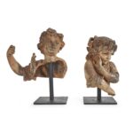 coppia di bimbi in terracotta fine 1800 q