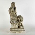 figura in gesso di mose c