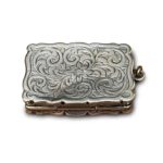 vinaigrette argento birmingham 1849. d