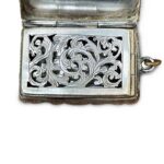 vinaigrette argento birmingham 1849. e