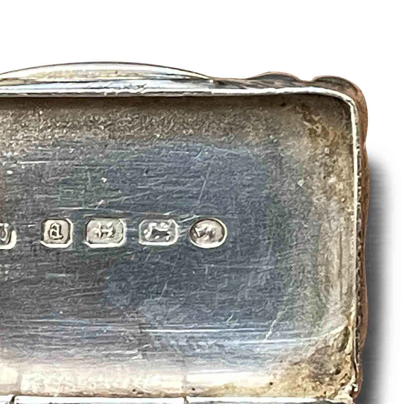 vinaigrette argento birmingham 1849. f