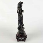 figura di donna cinese in occhio di tigre 1960 circa a