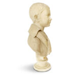 francesco stanga busto di bambino in marmo di carrara 1837 a