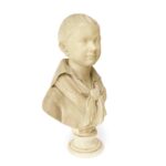 francesco stanga busto di bambino in marmo di carrara 1837 g