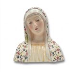 manifattura minghetti madonna in ceramica primi 1900