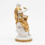 cappé giuseppe musica e poesia porcellana bianca e oro 1960 circa e
