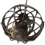 scaldamani sferico da carrozza 1700 e